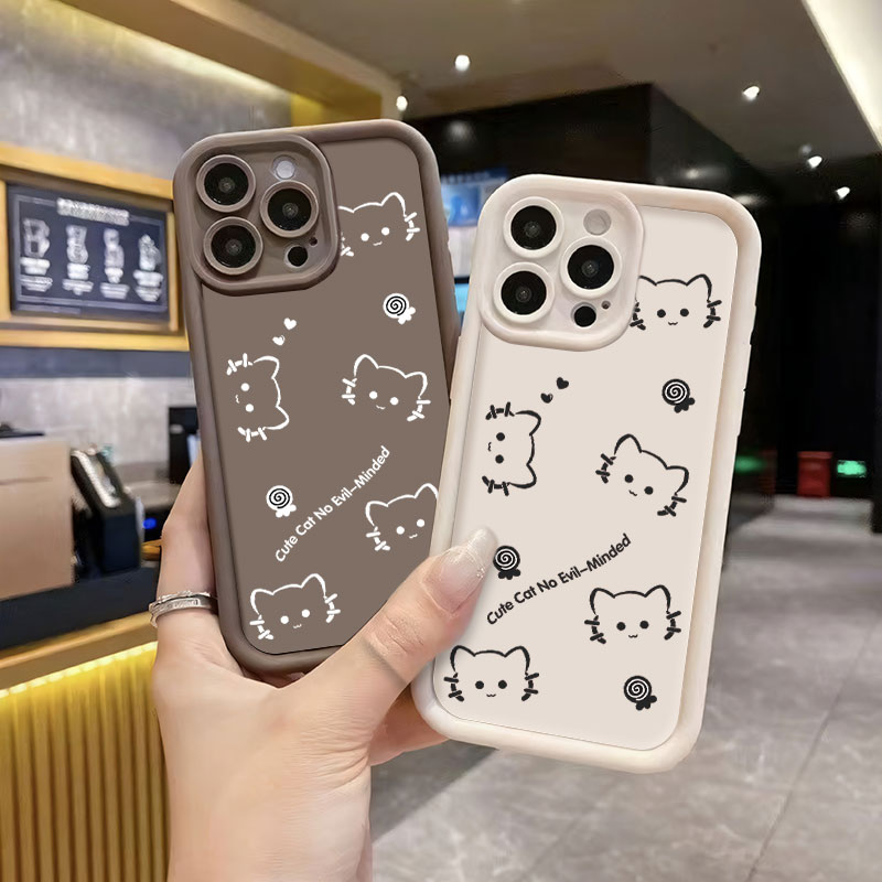 Realme Gt 6 - Fashion Cute Cat Case For Realme