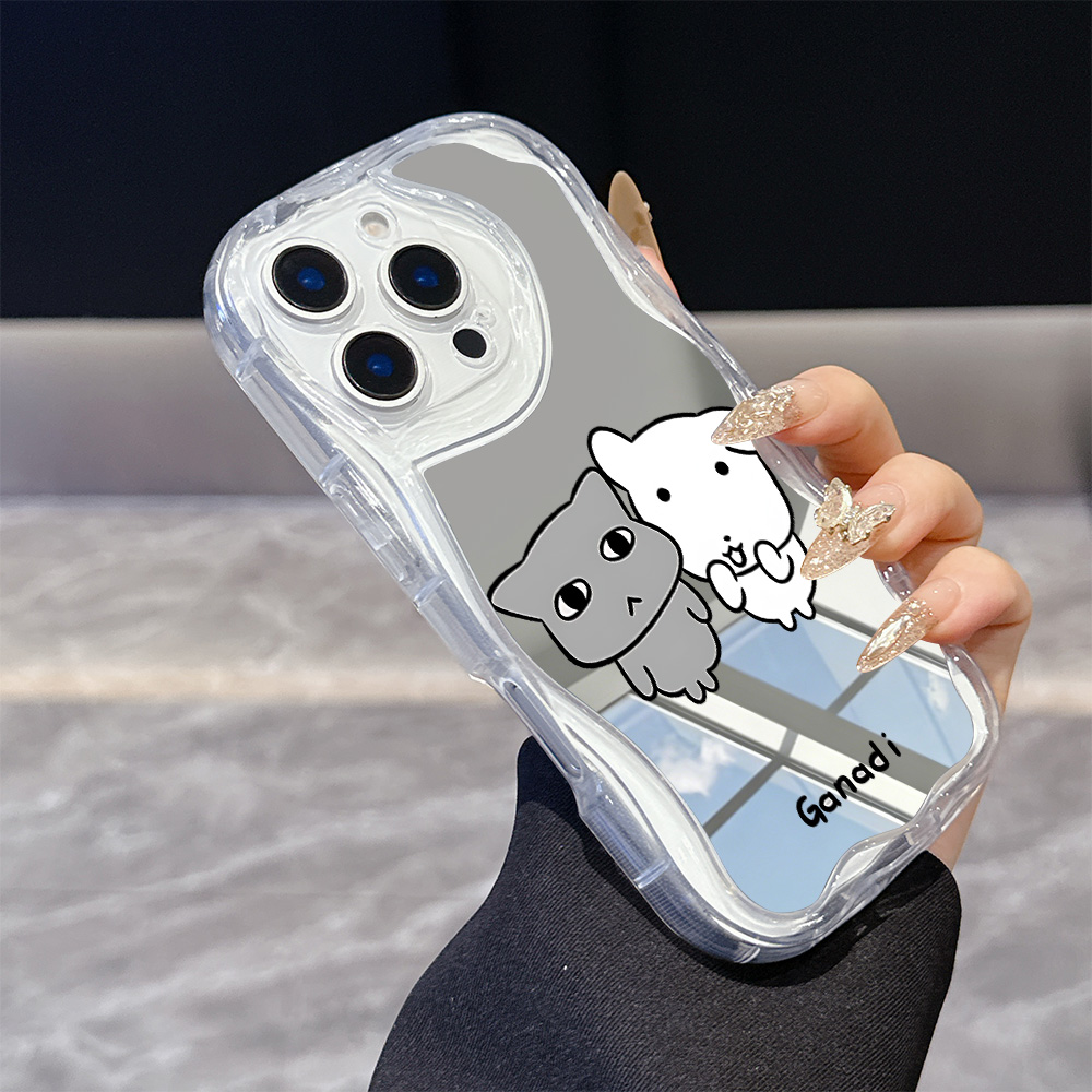 Realme C67 - Cute Ganadi Puppy 3D Wave Mirror