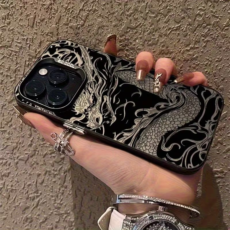 Apple Iphone 15 Pro Max - Dragon Totem Pattern Phone Case For