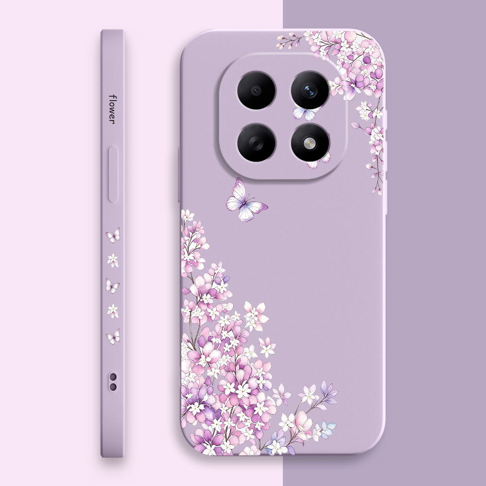 Violet Floral Phone Case For X - đánh giá và giá Xiaomi Redmi Note 14