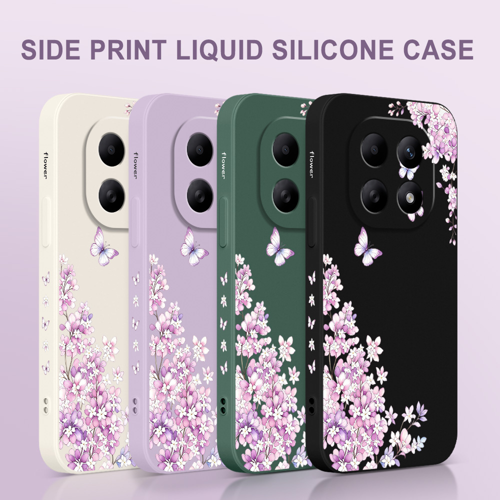 Violet Floral Phone Case For X - đánh giá và giá Xiaomi Redmi Note 14