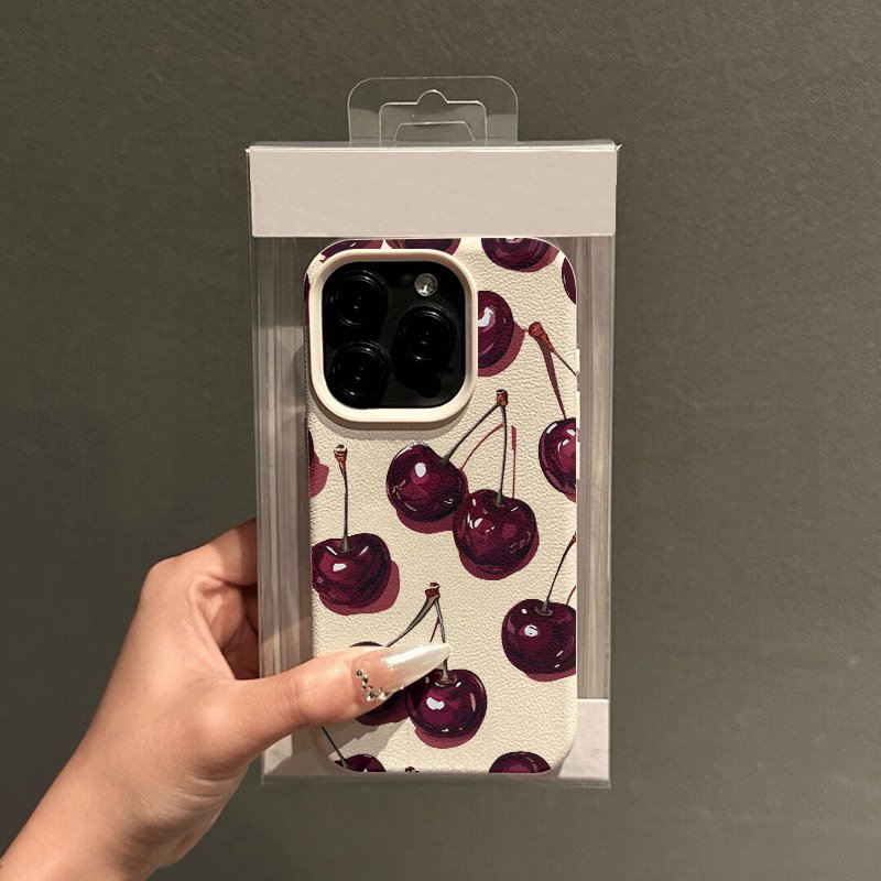 Red Cherry Printed Pattern Pho - đánh giá và giá Samsung Galaxy A55
