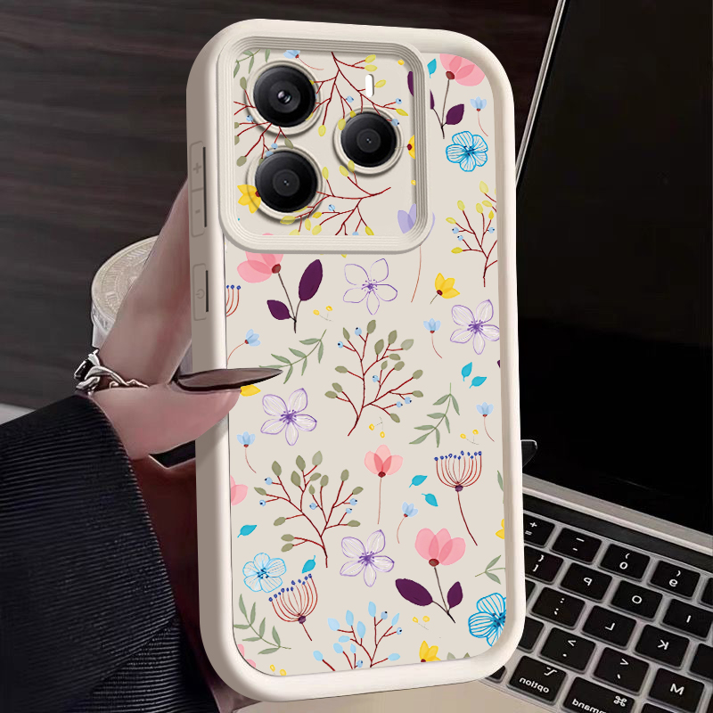 Small Flower Pattern Phone Cas - đánh giá và giá Xiaomi Redmi Note 14