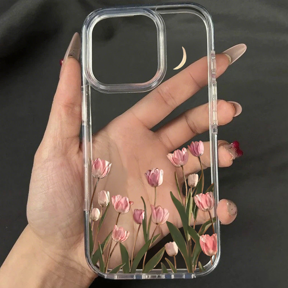 Pink Lily Flower Phone Case Fo - đánh giá và giá Apple Iphone 15 Pro Max