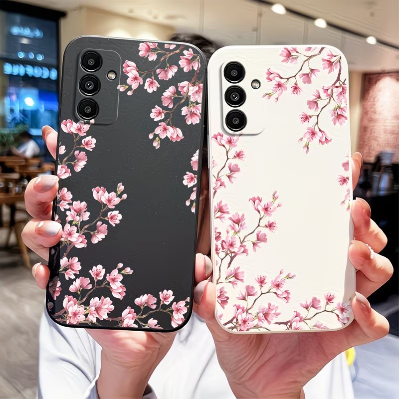 Pink Cherry Blossom Branch Pri - đánh giá và giá Samsung Galaxy A55