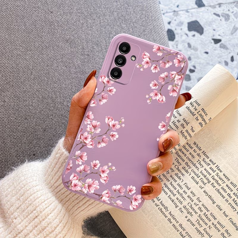 Pink Cherry Blossom Branch Pri - đánh giá và giá Samsung Galaxy A55