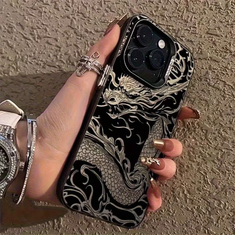 Dragon Totem Pattern Phone Cas - đánh giá và giá Apple Iphone 15 Pro Max