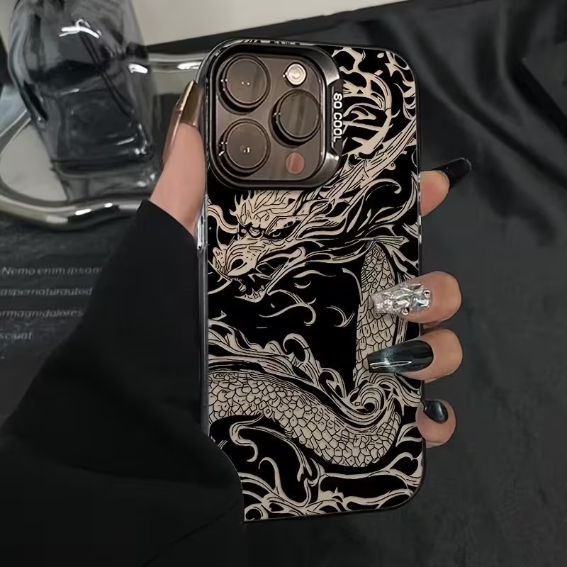Dragon Totem Pattern Phone Cas - đánh giá và giá Apple Iphone 15 Pro Max