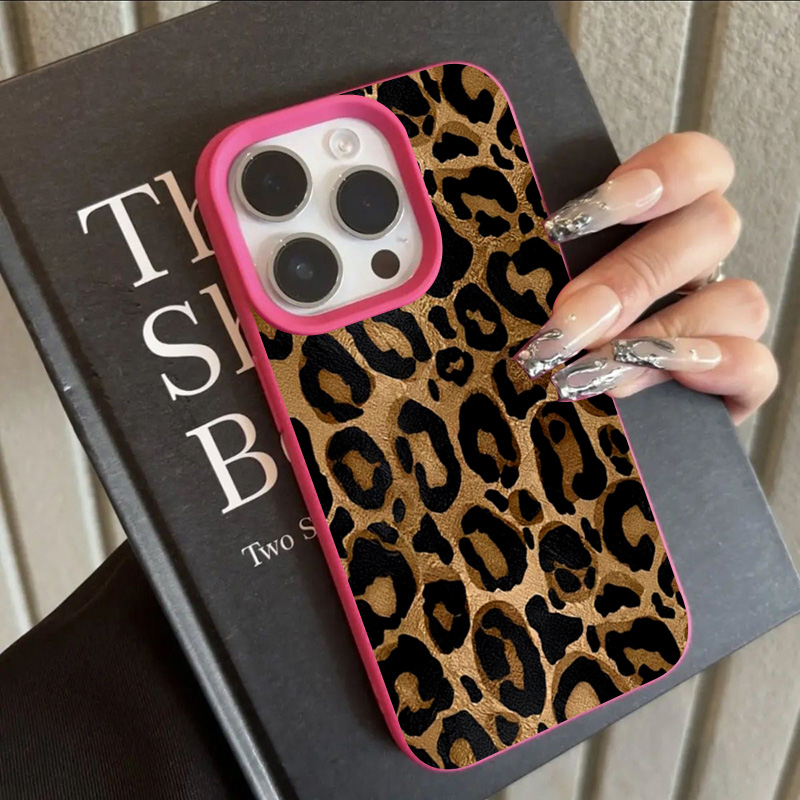 INS Brown Leopard Print Phone  - đánh giá và giá Apple Iphone 15 Pro Max